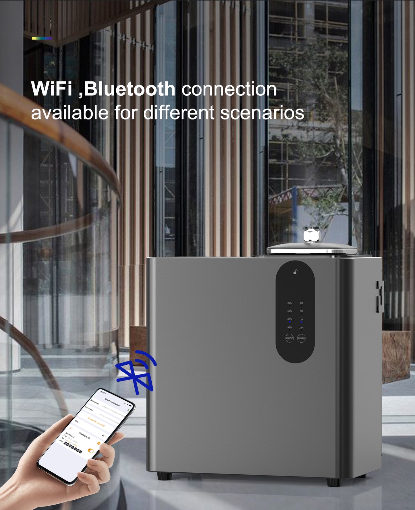 Large HVAC Scent Diffuser: Coverage 5000m³/10000sq ft